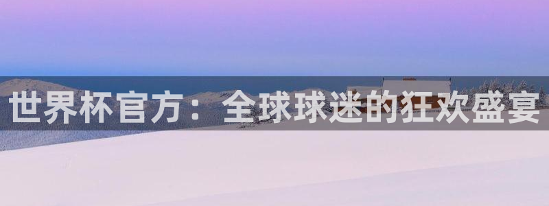 世界杯对阵图2026：世界杯官方：全球球迷的狂欢盛宴